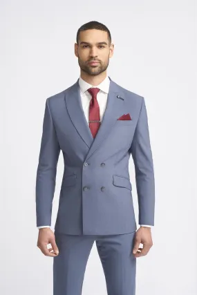 Victorious Double Breasted Dove Two Piece Suit