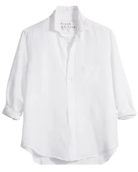 White Linen Button Up