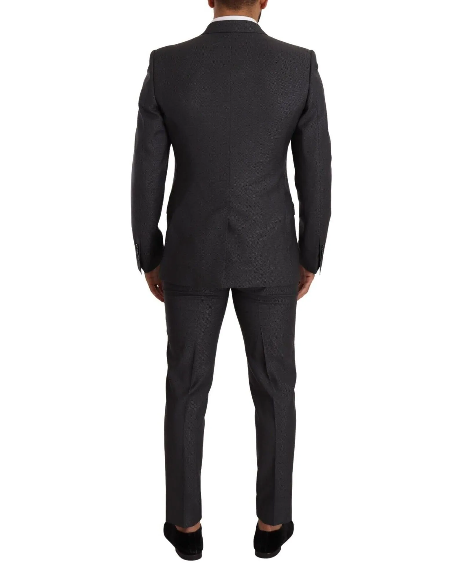 Wool Double Breasted 2 Piece Suit